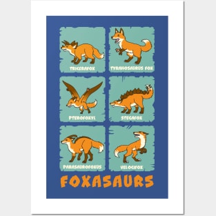 Foxasaurs Posters and Art